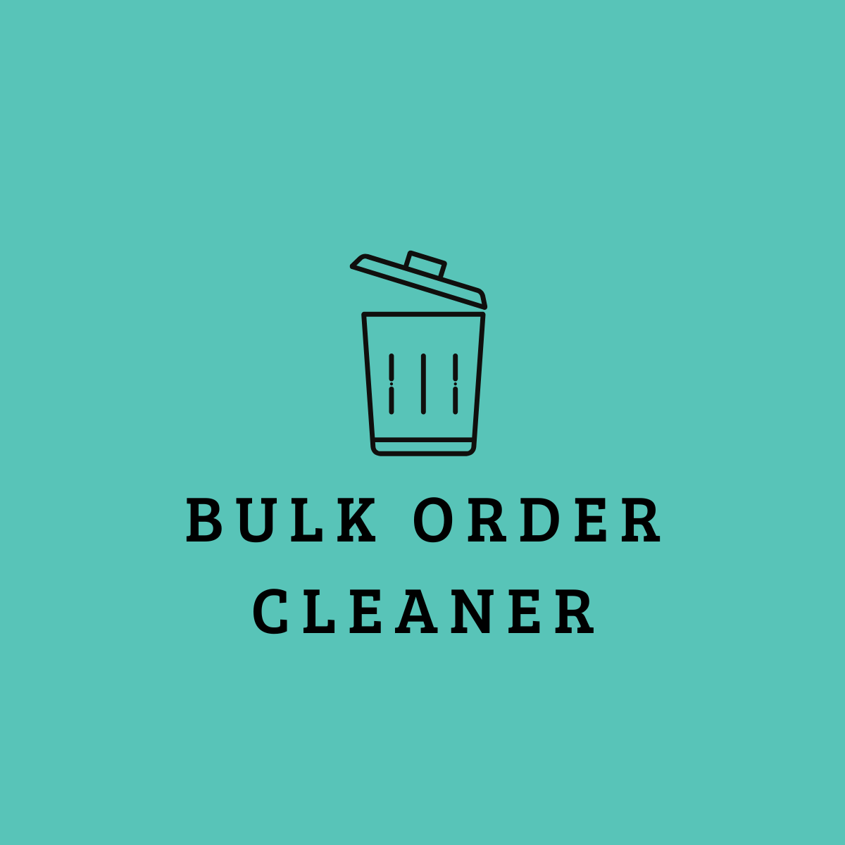 SML Bulk Order Cleaner Manager