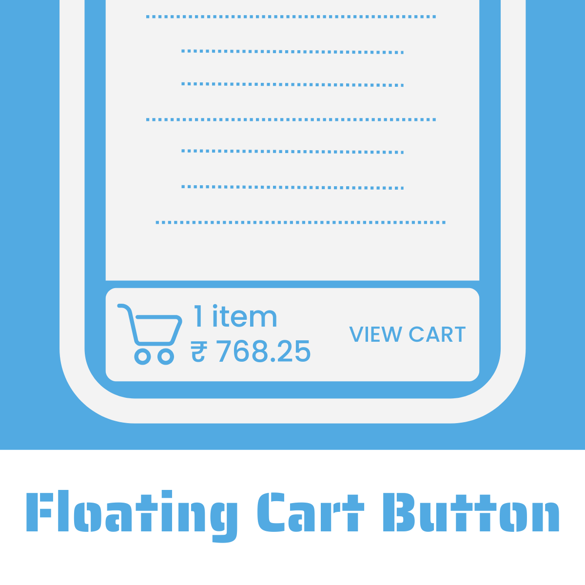 MeroxIO Floating Cart Button