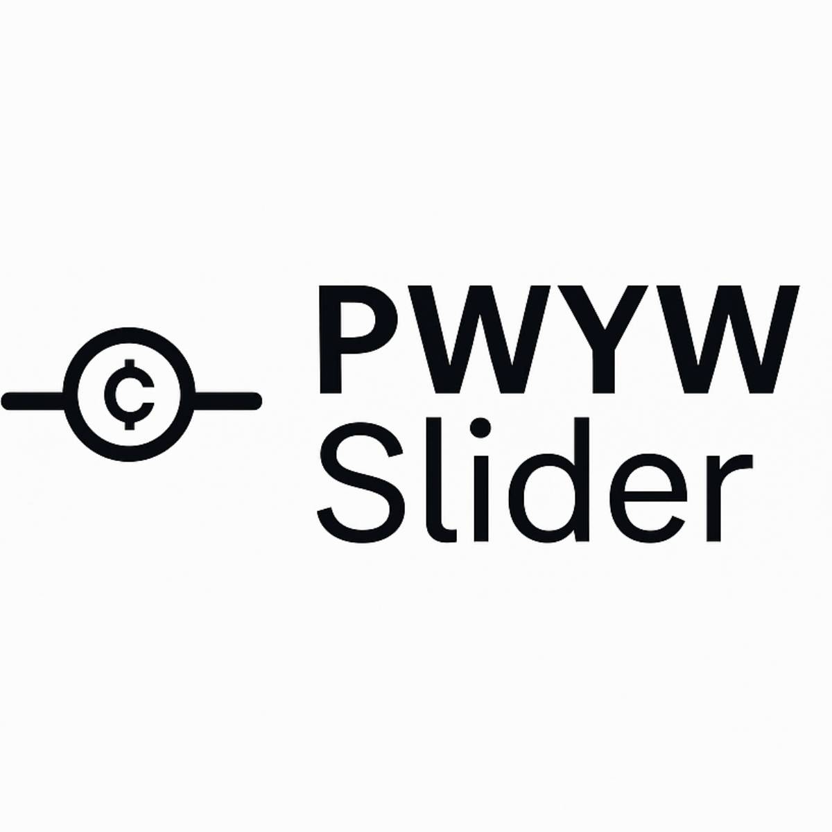PWYW Slider
