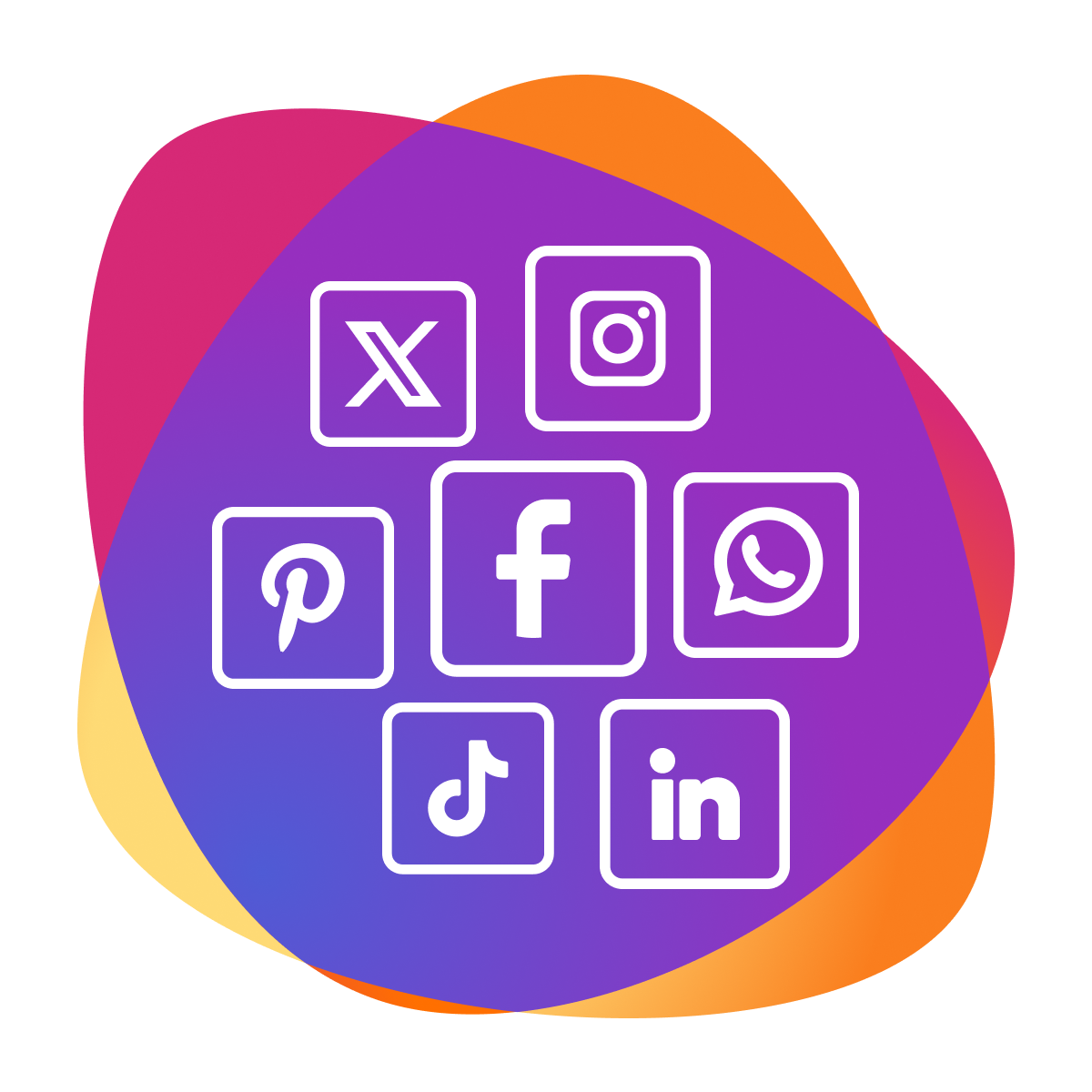 Mega Social Icon Bar