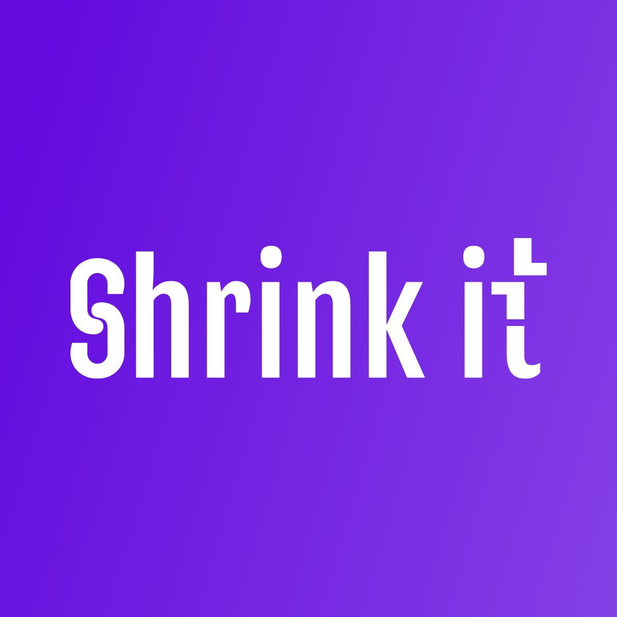 Shrinkit ‑Email,Push,SMS