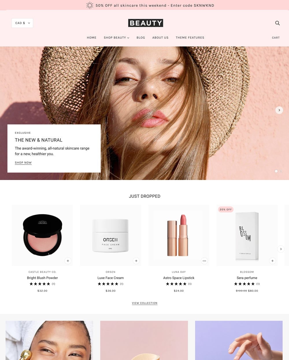 Blockshop theme preview