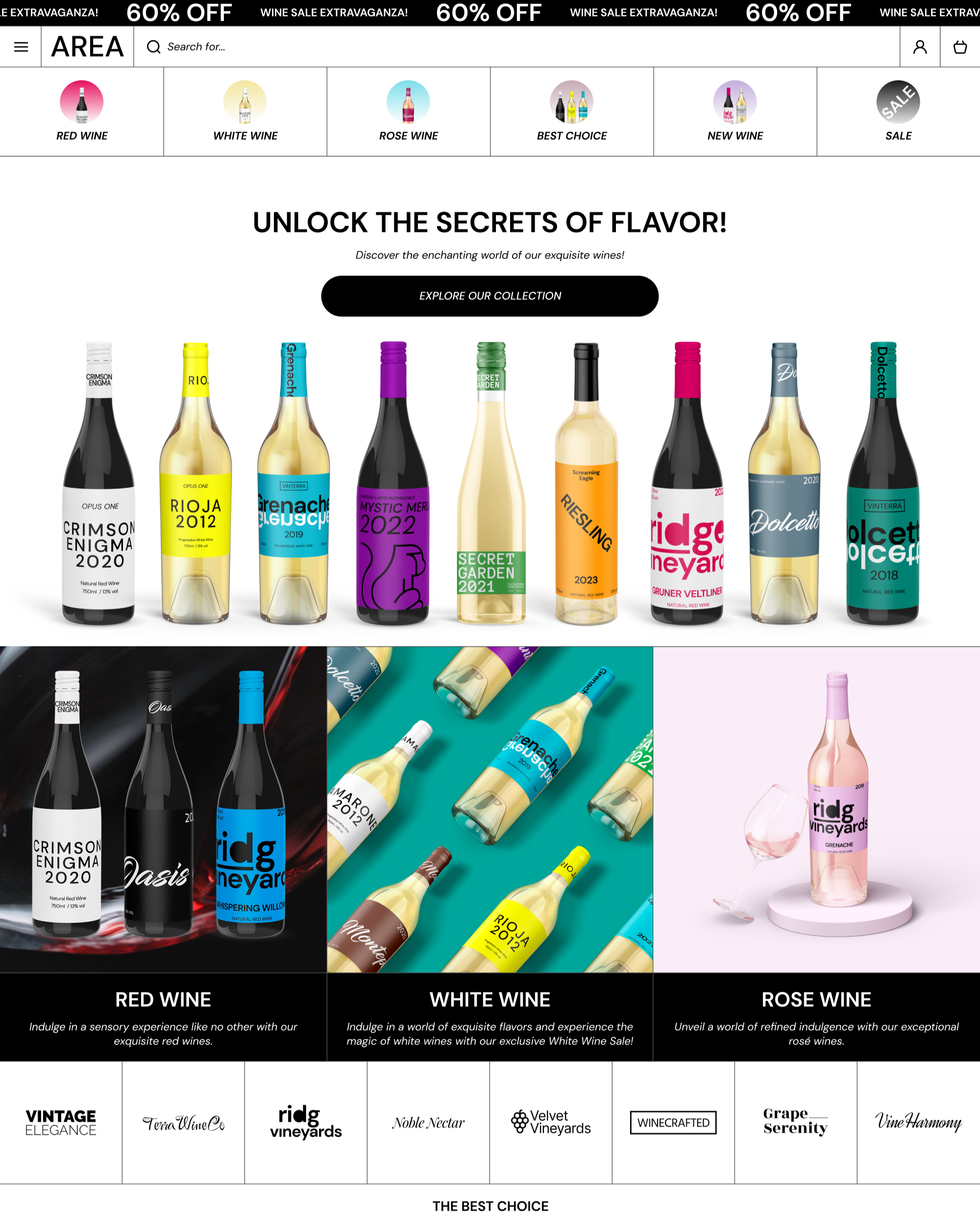 Winery theme preview