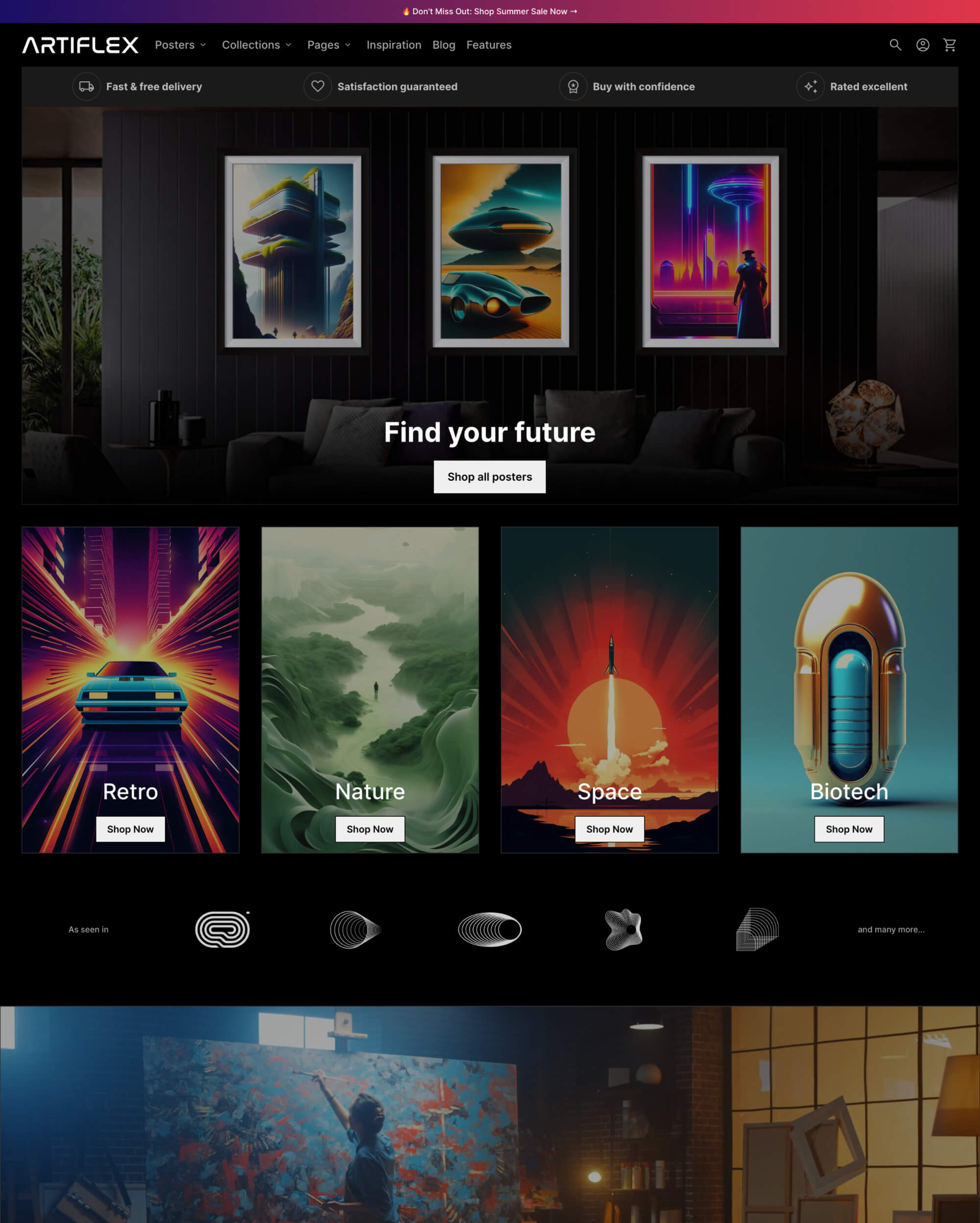 Darkroom theme preview