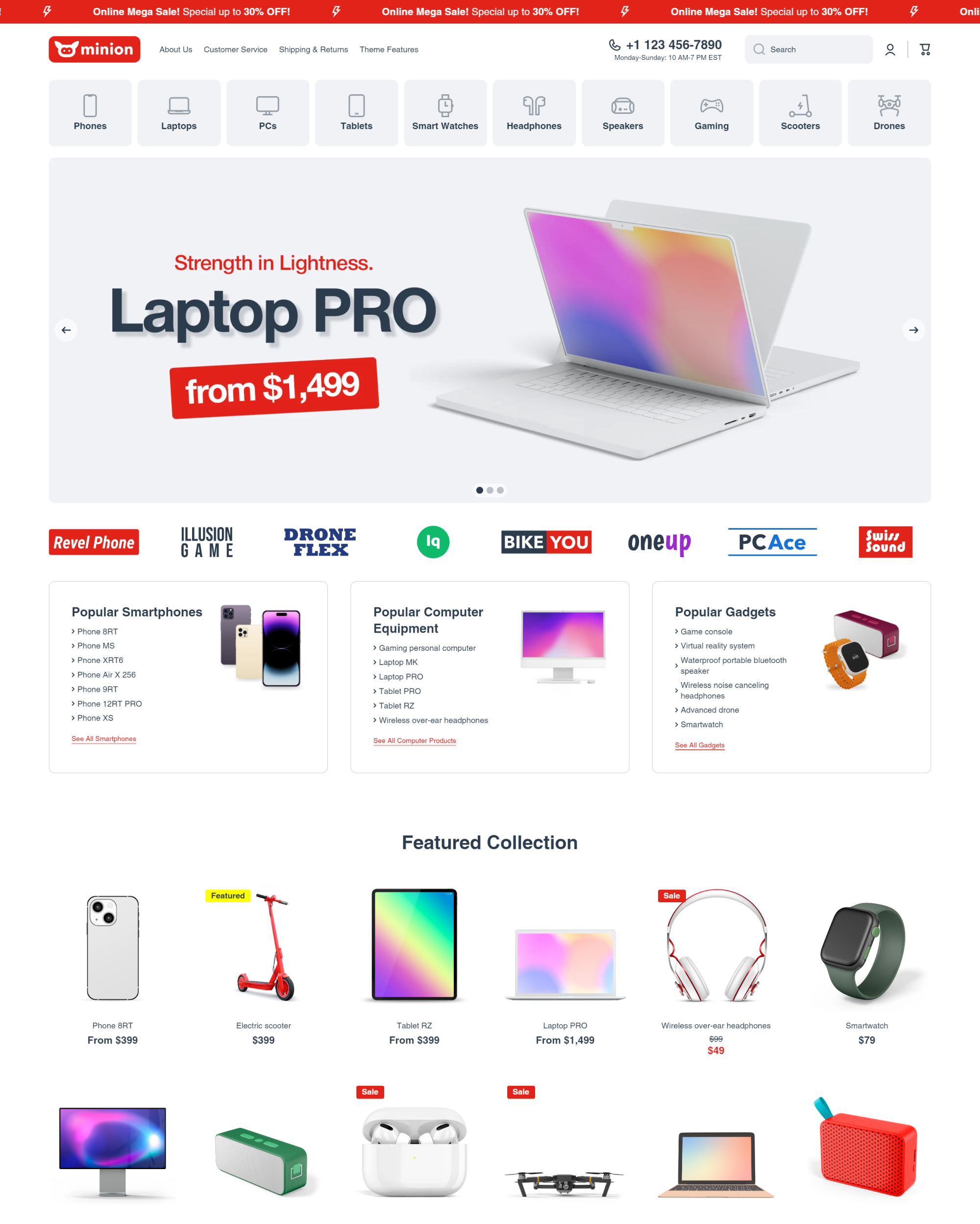 Devices theme preview