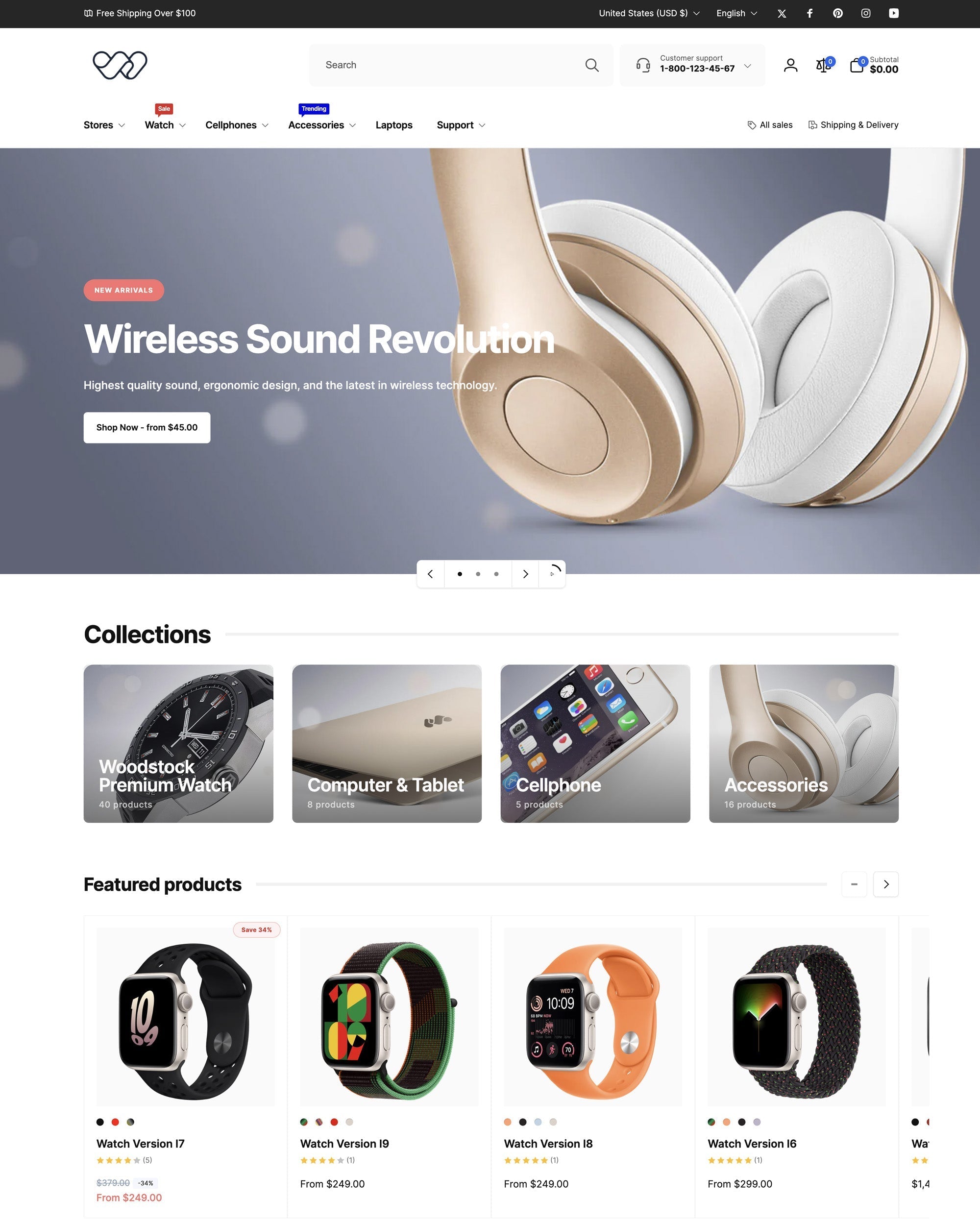 Woodstock theme preview