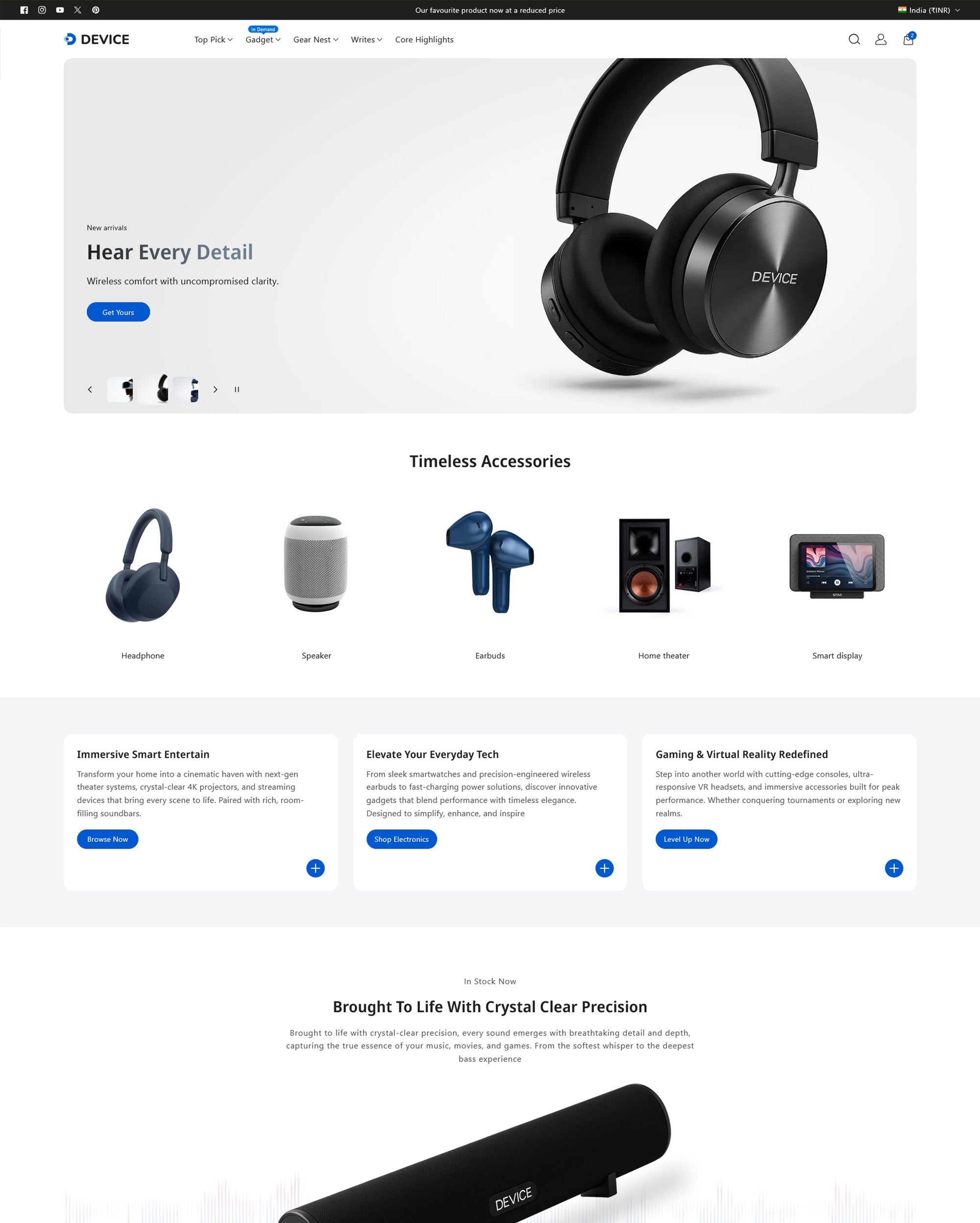 Device theme preview